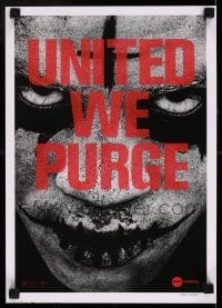 4z152 PURGE: ANARCHY #895/1000 11x16 art print '14 all crime is legal for one night, United We Purge