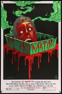 4z063 RE-ANIMATOR signed #28/100 24x36 art print R09 by Alex Pardee, Alamo Drafthouse, horror art!