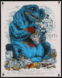 4z157 RHYS COOPER #93/115 16x20 art print '10 Monsterous Cookiebanditous, Cookie Monster!