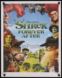 4z161 SHREK FOREVER AFTER #414/1530 foil 19x24 art print '10 image of animated cast!