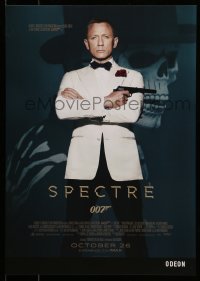 4z256 SPECTRE advance mini poster '15 cool image of Daniel Craig as James Bond 007 with gun!