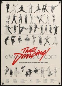 4z379 THAT'S DANCING 17x24 special '85 Sammy Davis Jr., Gene Kelly, all-time best musicals!