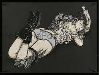4z166 TODD BRATRUD signed #74/75 18x24 art print '11 by artist, Jodi Creature Babe, first edition!