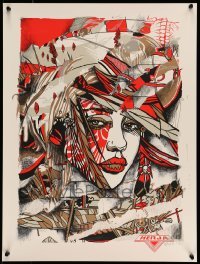 4z169 TYLER STOUT signed #296/465 18x24 art print '10 by the artist, Herja, red edition!