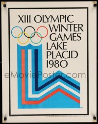 4z391 XIII OLYMPIC WINTER GAMES LAKE PLACID 1980 6 19x24 specials '80 different sports!