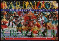 4z232 BARBADOS CROP OVER 18x26 travel poster '90s more than a carnival... sweet fuh days!
