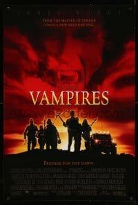 4z979 VAMPIRES 1sh '98 John Carpenter, James Woods, cool vampire hunter image!