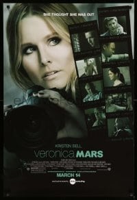 4z981 VERONICA MARS advance DS 1sh '14 close-up of sexy Kristen Bell in title role!