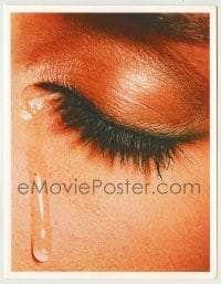 5c206 EYE deluxe color 8.25x10.75 photo '90s woman's eye with tear rolling down her cheek by Penn!