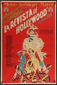 5c006 HOLLYWOOD REVUE Argentinean '29 great different art of chorus girls, MGM all-star revue!