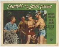 5c087 CREATURE FROM THE BLACK LAGOON LC #3 '54 barechested divers Richard Carlson & Denning!