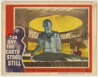 5c075 DAY THE EARTH STOOD STILL LC #3 1951 c/u of Gort healing Rennie while Neal watches!