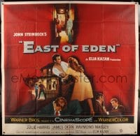 5d124 EAST OF EDEN 6sh '55 first James Dean, John Steinbeck, Elia Kazan, different & ultra rare!