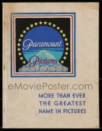 5d025 PARAMOUNT FIRST QUARTER 1935-36 campaign book '35 Carole Lombard, Hopalong Cassidy, Popeye!