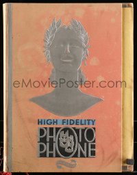 5d060 RCA VICTOR HIGH FIDELITY PHOTOPHONE hardcover promotional book '29 sound-to-film technology!