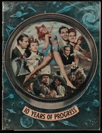 5d038 REPUBLIC PICTURES 1945 campaign book '45 10 years of progress & news on what's coming, rare!