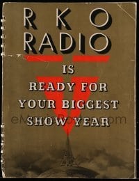5d027 RKO RADIO PICTURES 1937-38 campaign book '37 lots of Astaire & Rogers, wonderful art!
