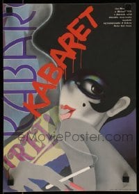5d205 CABARET Czech 11x16 1989 best different Bartosova art of smoking Liza Minnelli!