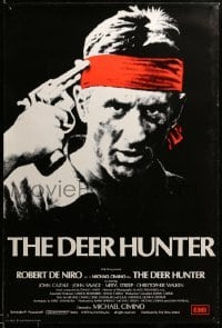 5d226 DEER HUNTER English 1sh '79 directed by Michael Cimino, Robert De Niro, Russian Roulette!