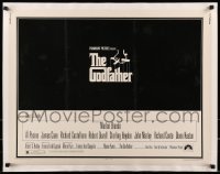 5d151 GODFATHER 1/2sh '72 Francis Ford Coppola crime classic, great art by S. Neil Fujita!
