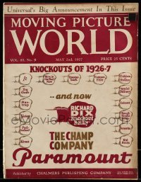 5d046 MOVING PICTURE WORLD exhibitor magazine May 2, 1927 w/ rare Universal 1927-28 campaign book!