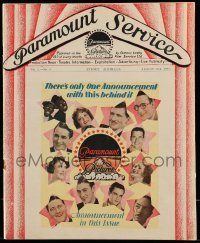 5d050 PARAMOUNT SERVICE Australian exhibitor magazine August 15, 1930 Marx Brothers & more!