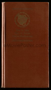 5d009 FIRST NATIONAL PICTURES DATE BOOK 1926-27 5x8 hardcover exhibitor's date book '26 rare!