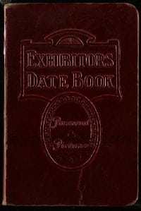 5d014 PARAMOUNT DATE BOOK 1931-32 4x6 hardcover exhibitor's date book '31 Mummy took in $76.50!