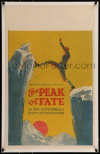 5d073 PEAK OF FATE linen WC '24 Arnold Fanck, if you love mountain climbing thrills, don't miss it!