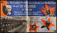 5d061 DEVIL DOGS OF THE AIR promo brochure '35 James Jimmie Cagney, cool Quaker Oats tie-in, rare!