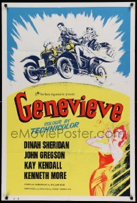 5f054 GENEVIEVE English 1sh R60s car racing classic will have you rolling down the British Isles!