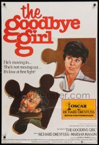 5f055 GOODBYE GIRL English 1sh '78 great images of Richard Dreyfuss & Marsha Mason, by Neil Simon