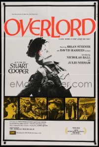 5f105 OVERLORD English 1sh '75 Brian Stirner, Davyd Harries, WWII D-Day!