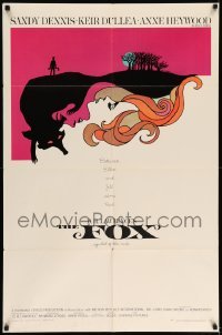 5f401 FOX 1sh '68 Sandy Dennis, Kier Dullea, Anne Heywood, cool art by L & D Dillon!