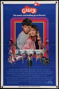 5f424 GREASE 2 advance 1sh '82 Michelle Pfeiffer in her first starring role, Maxwell Caulfield