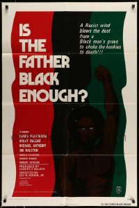 5f489 IS THE FATHER BLACK ENOUGH 1sh '72 Night of the Strangler, choke the honkies to death!