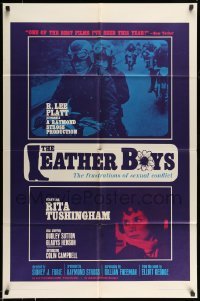5f522 LEATHER BOYS 1sh '66 Rita Tushingham in English motorcycle sexual conflict classic!