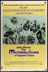 5f613 MYSTERIOUS ISLAND OF CAPTAIN NEMO 1sh '74 La Isla Misteriosa y el Capitan Nemo, Jules Verne!