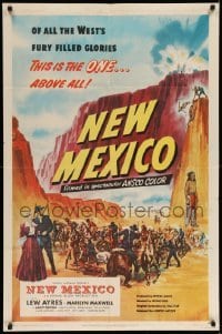 5f617 NEW MEXICO 1sh '50 Irving Reis directed, Lew Ayres, Marilyn Maxwell & Andy Devine