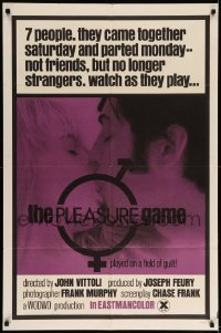 5f673 PLEASURE GAME 1sh '70 different montage of sexy half-naked women!