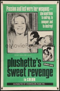 5f678 PLUSHETTE'S SWEET REVENGE 1sh '70 she used her weapons to entrap, to conquer, & to destroy!