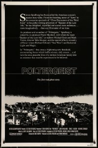 5f682 POLTERGEIST int'l 1sh '82 Tobe Hooper & Steven Spielberg, the first real ghost story!
