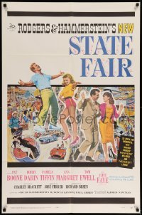 5f846 STATE FAIR 1sh '62 Pat Boone, Ann-Margret, Rodgers & Hammerstein musical!