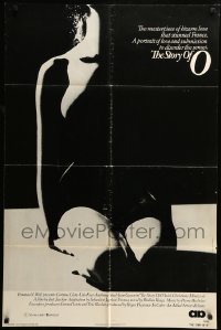 5f854 STORY OF O 1sh '76 Histoire d'O, Udo Kier, x-rated, sexy silhouette image!