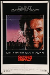 5f862 SUDDEN IMPACT 1sh '83 Clint Eastwood is at it again as Dirty Harry, great image!