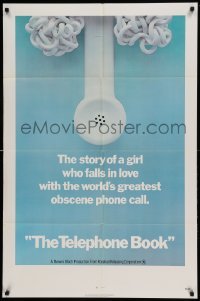 5f887 TELEPHONE BOOK 1sh '71 greatest obscene phone call, written & directed by Nelson Lyon!