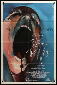 5f961 WALL 1sh '82 Pink Floyd, Roger Waters, classic Gerald Scarfe rock & roll artwork!