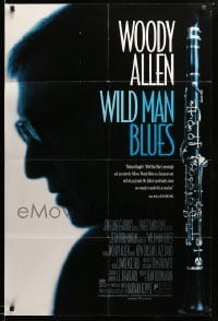 5f980 WILD MAN BLUES 1sh '98 Woody Allen w/clarinet, jazz music documentary!