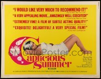 5g059 CAPRICIOUS SUMMER 1/2sh '68 Jiri Menzel's Rozmarne leto, full-length sexy girl in nightie!