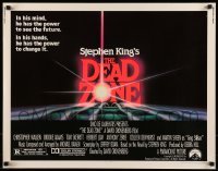 5g100 DEAD ZONE 1/2sh '83 David Cronenberg, Stephen King, he has the power to see the future!